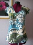 Summer top blue