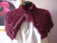 Crocheted cape