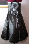 Black prom dress back