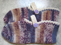 Crochet slippers