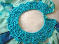 Chiffon Shay Dress Crochet Collar