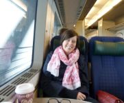 On the train to Copenhagen